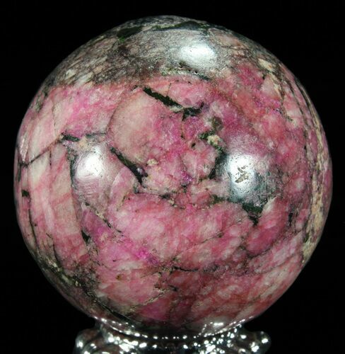 Polished Cobaltoan Calcite Sphere - Congo #63889